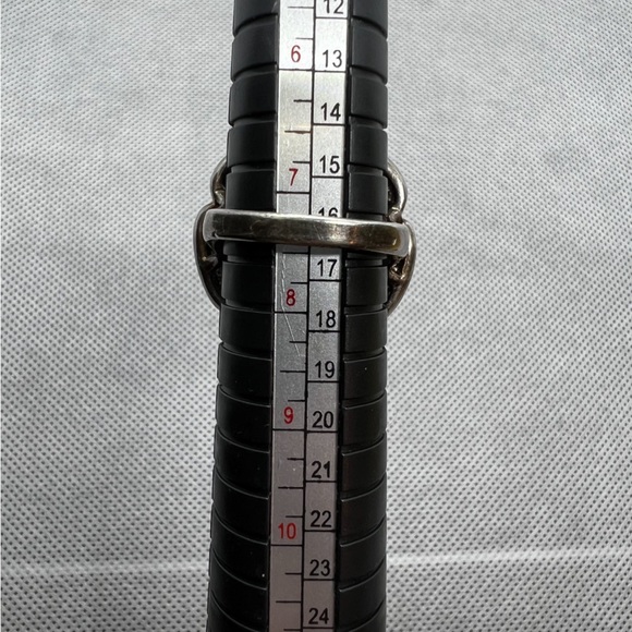 Premier Designs Silver Plate Turquoise Aqua Enamel Flower Statement Ring NIB - Picture 5 of 9